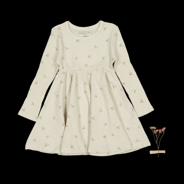 the-printed-long-sleeve-dress-dragonfly Lovely Littles - Sophia's StyleLong Sleeve Dress-1